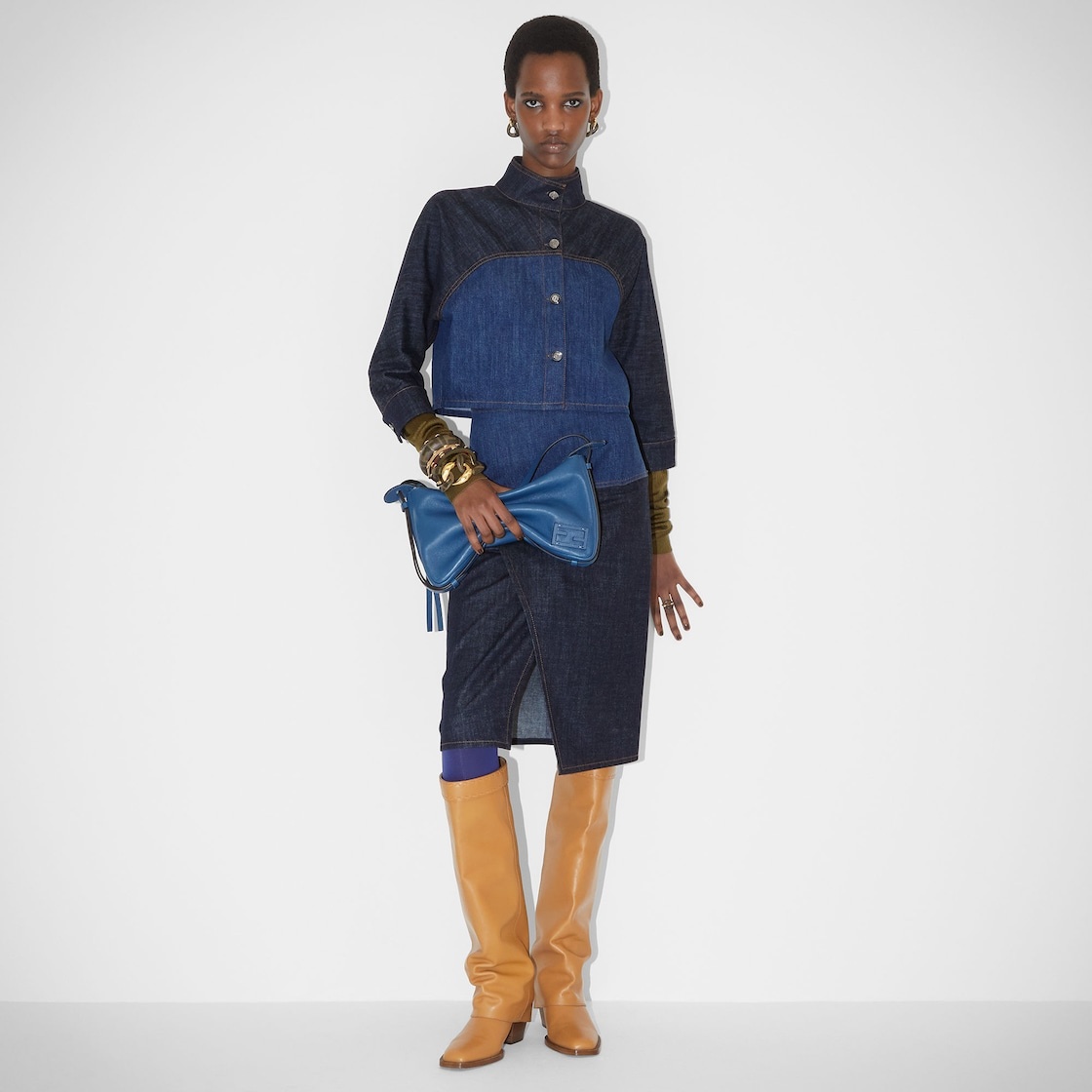 【関税＆送料込み】Fendi Trousers Blue FENDI Simply Fendi Medium | REVERSIBLE