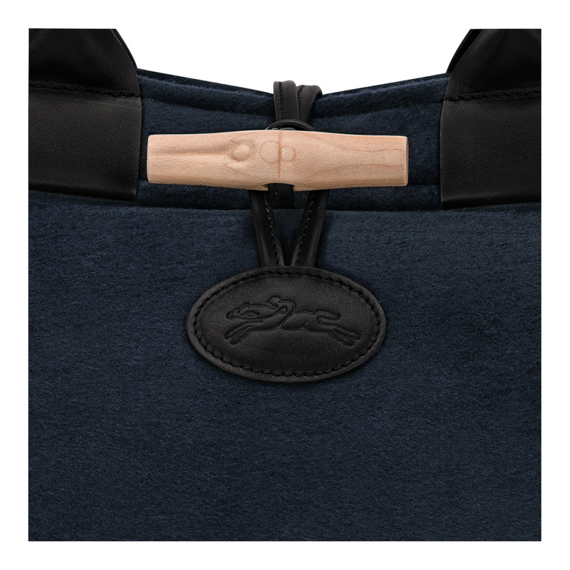 Le Roseau L Tote bag Navy - Canvas 5
