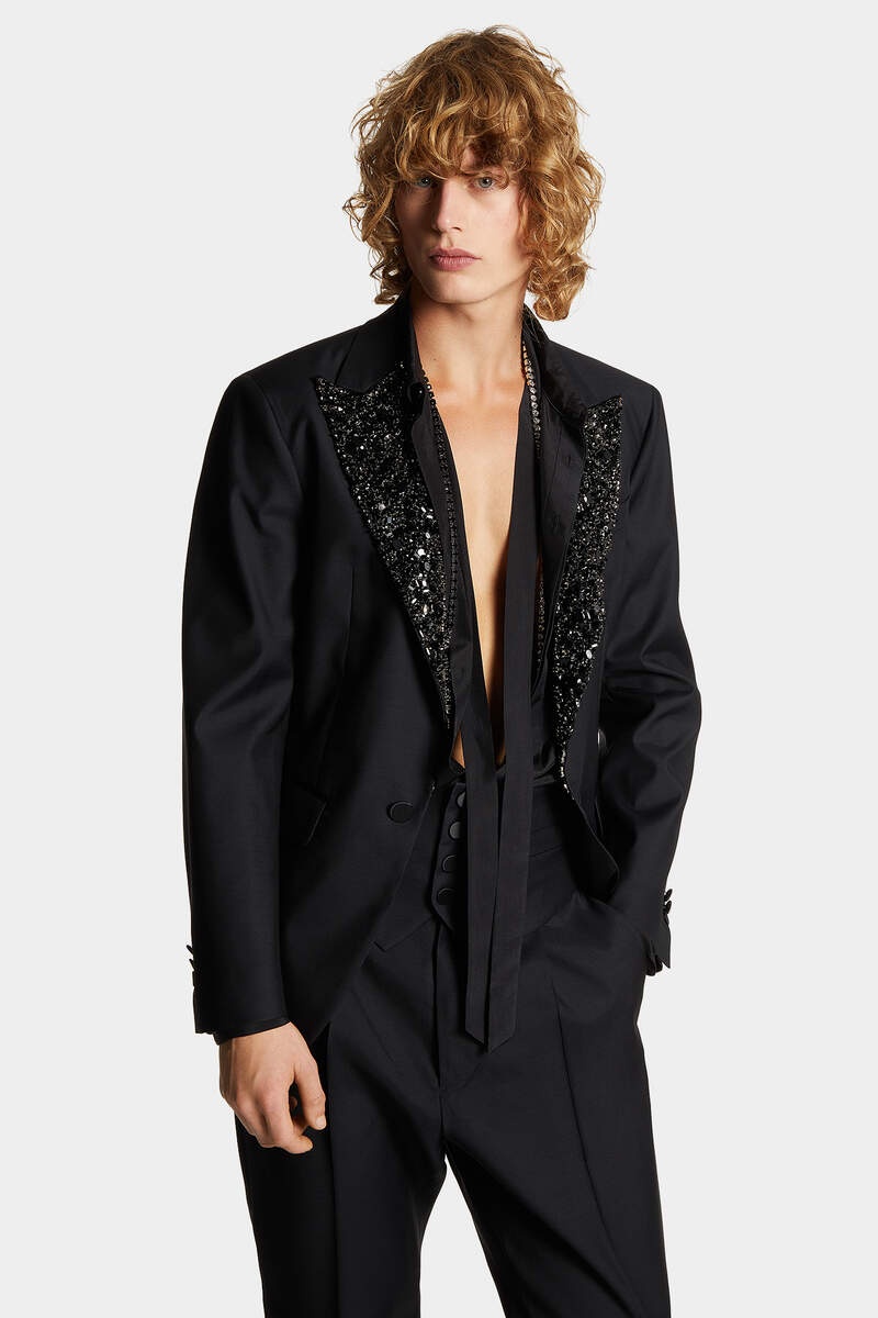 SPARKLING COLLAR LONDON BLAZER - 3