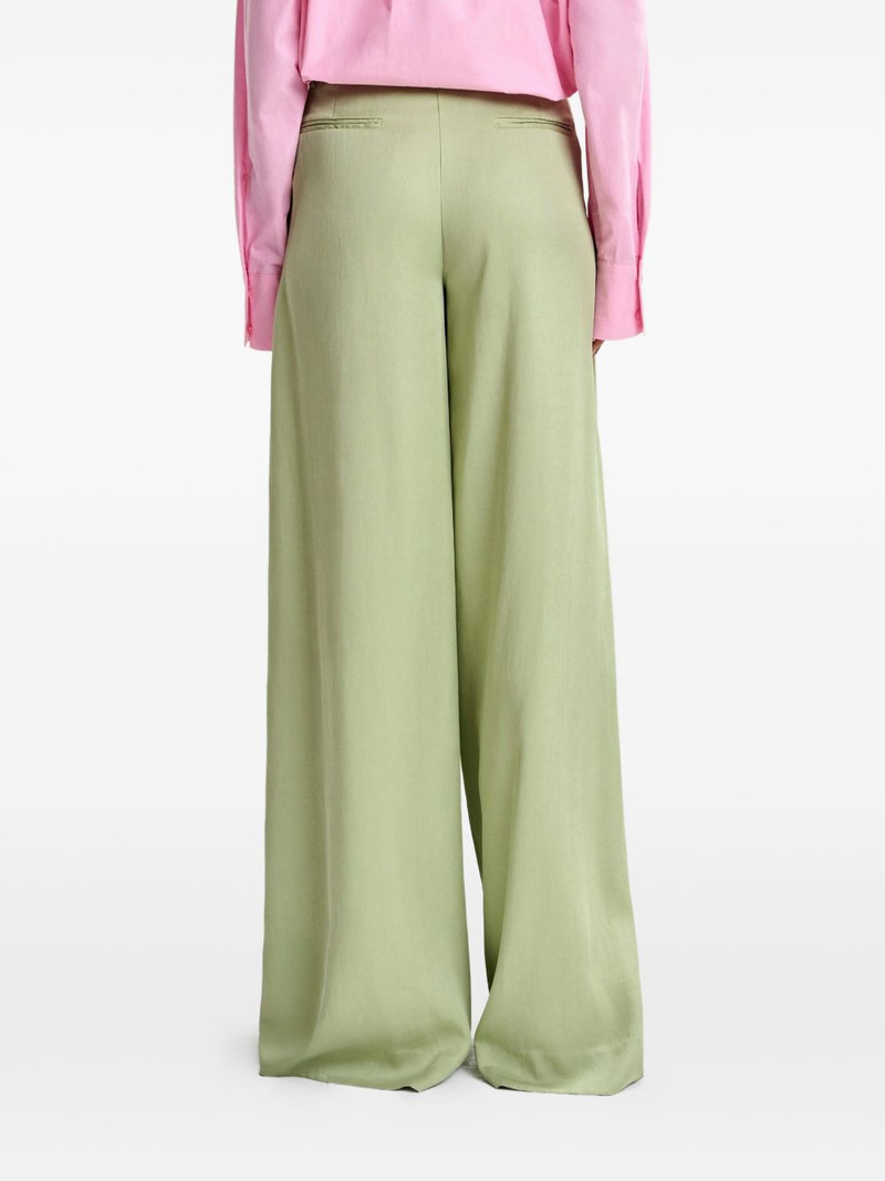 pleated wide-leg trousers 6