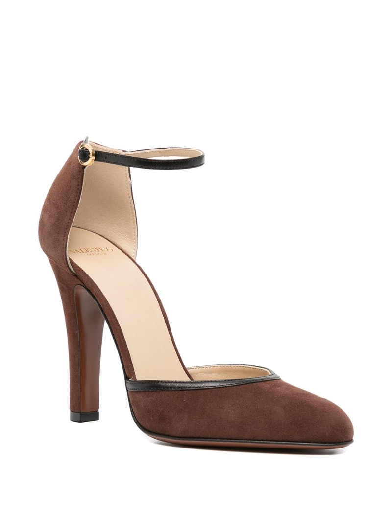 Valentino 100mm ankle-strap heeled pumps outlook