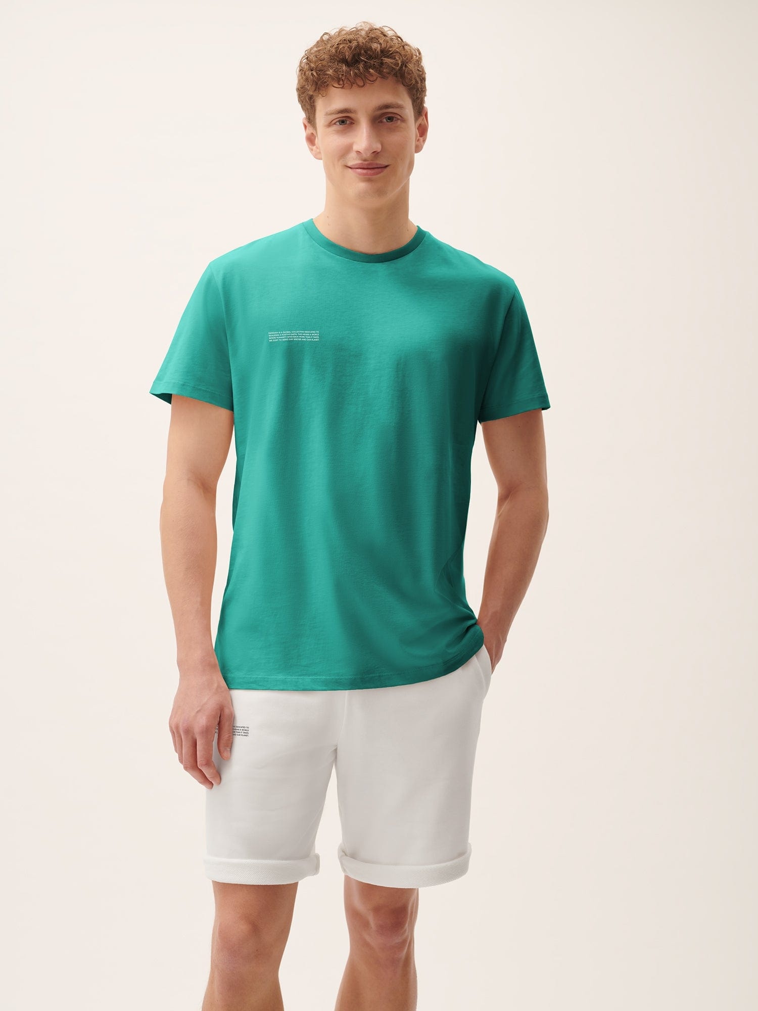 Mens 365 Midweight T-shirt - Malachite Green - 2