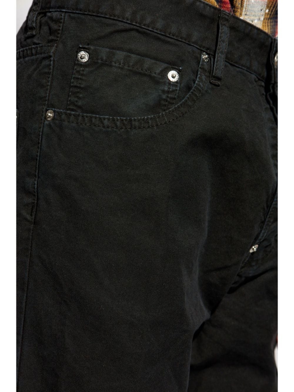 logo-print straight-leg jeans - 5