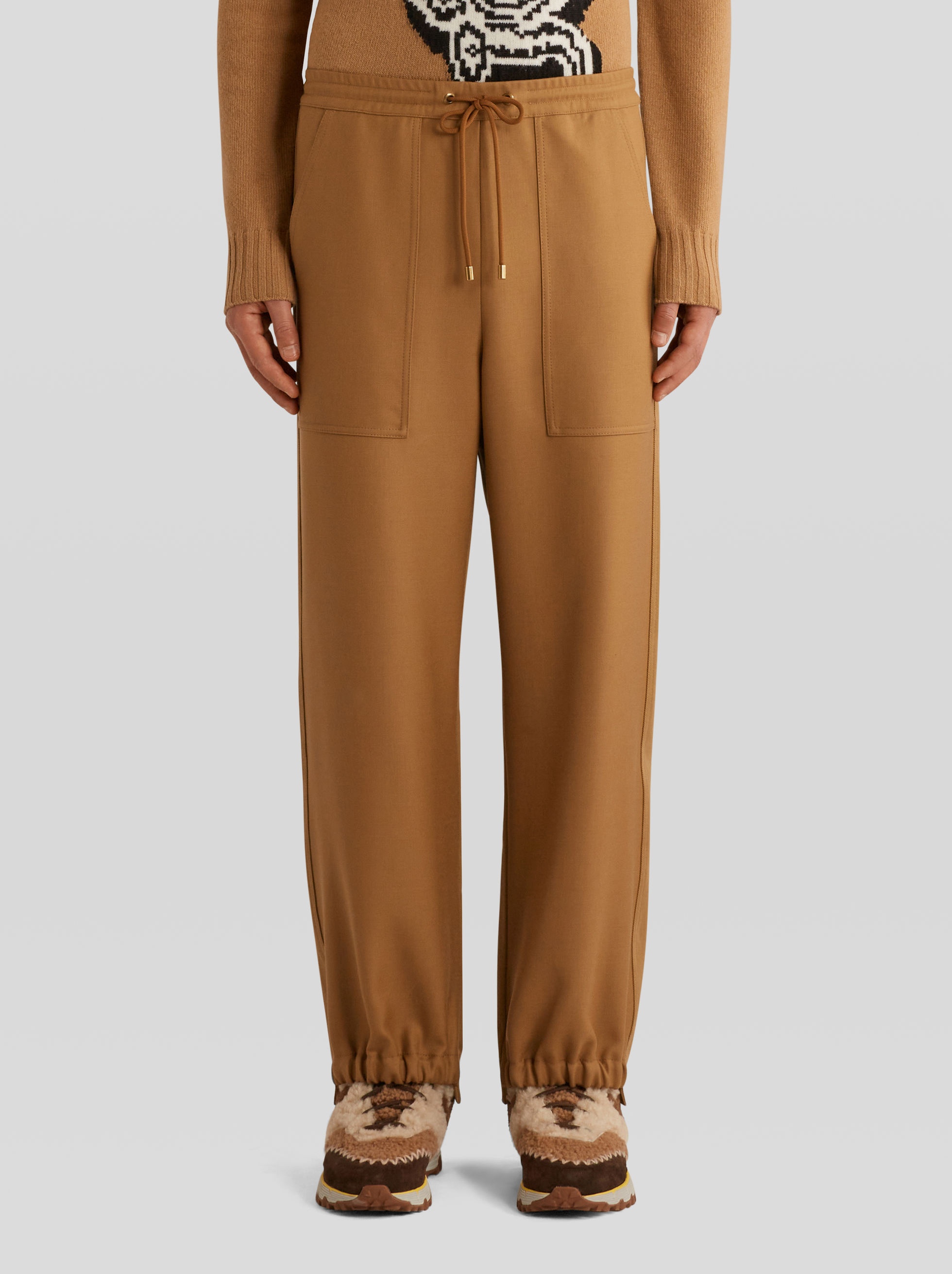 WOOL JOGGING TROUSERS - 2
