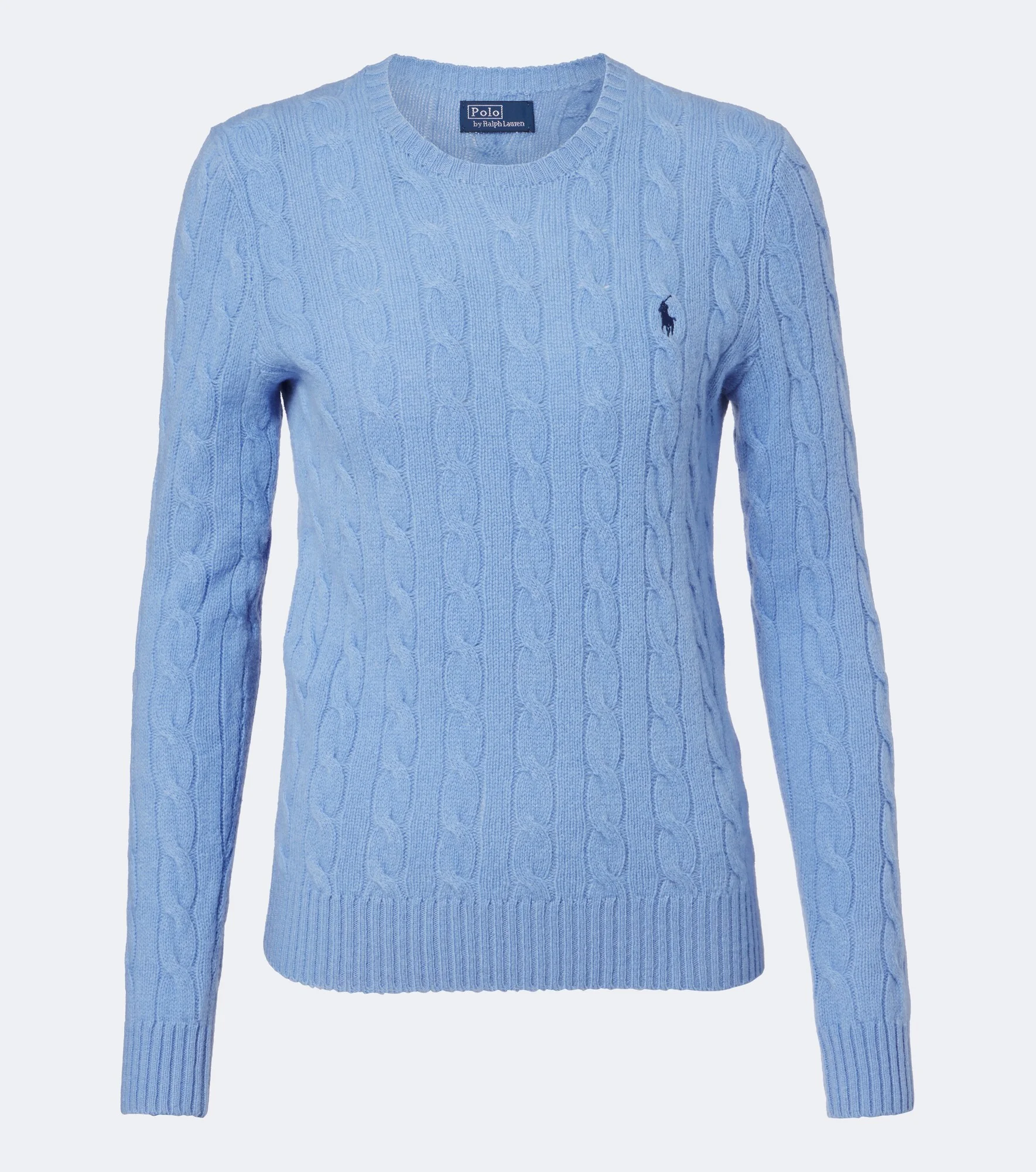 Cable-knit wool and cashmere sweater - 1