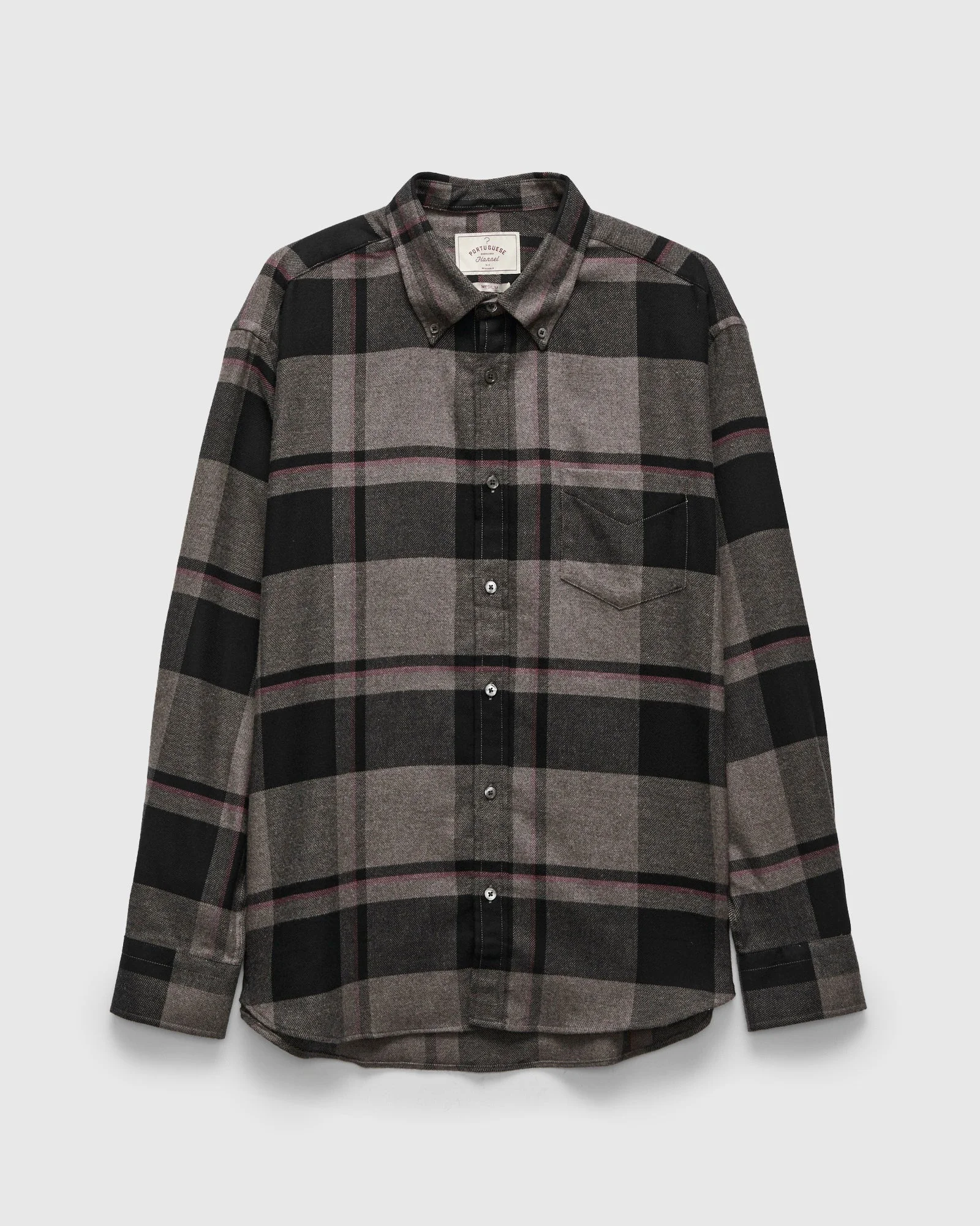 Relaxed Fit Lumen Button-Up Shirt in Slate - 1