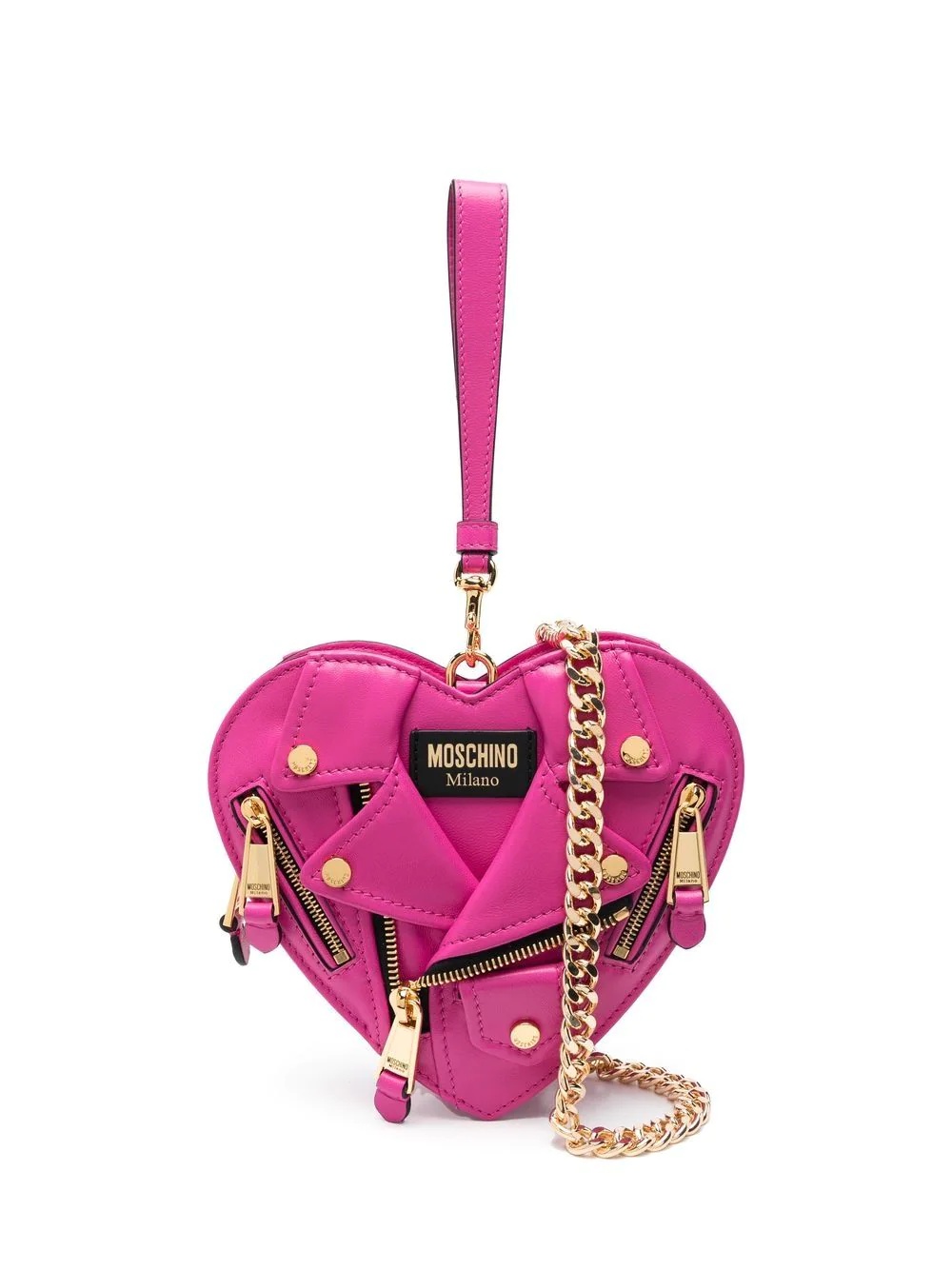 Heart Biker clutch bag - 1