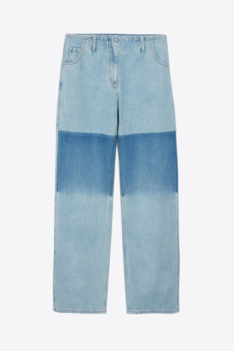 Ghost Patch Straight Leg Denim Pants 7