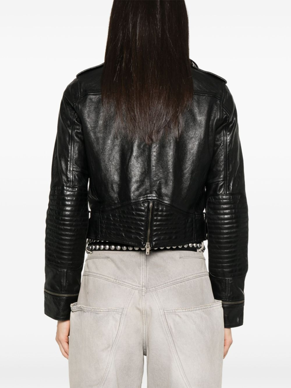 Golden Goose Leather Jacket - 4