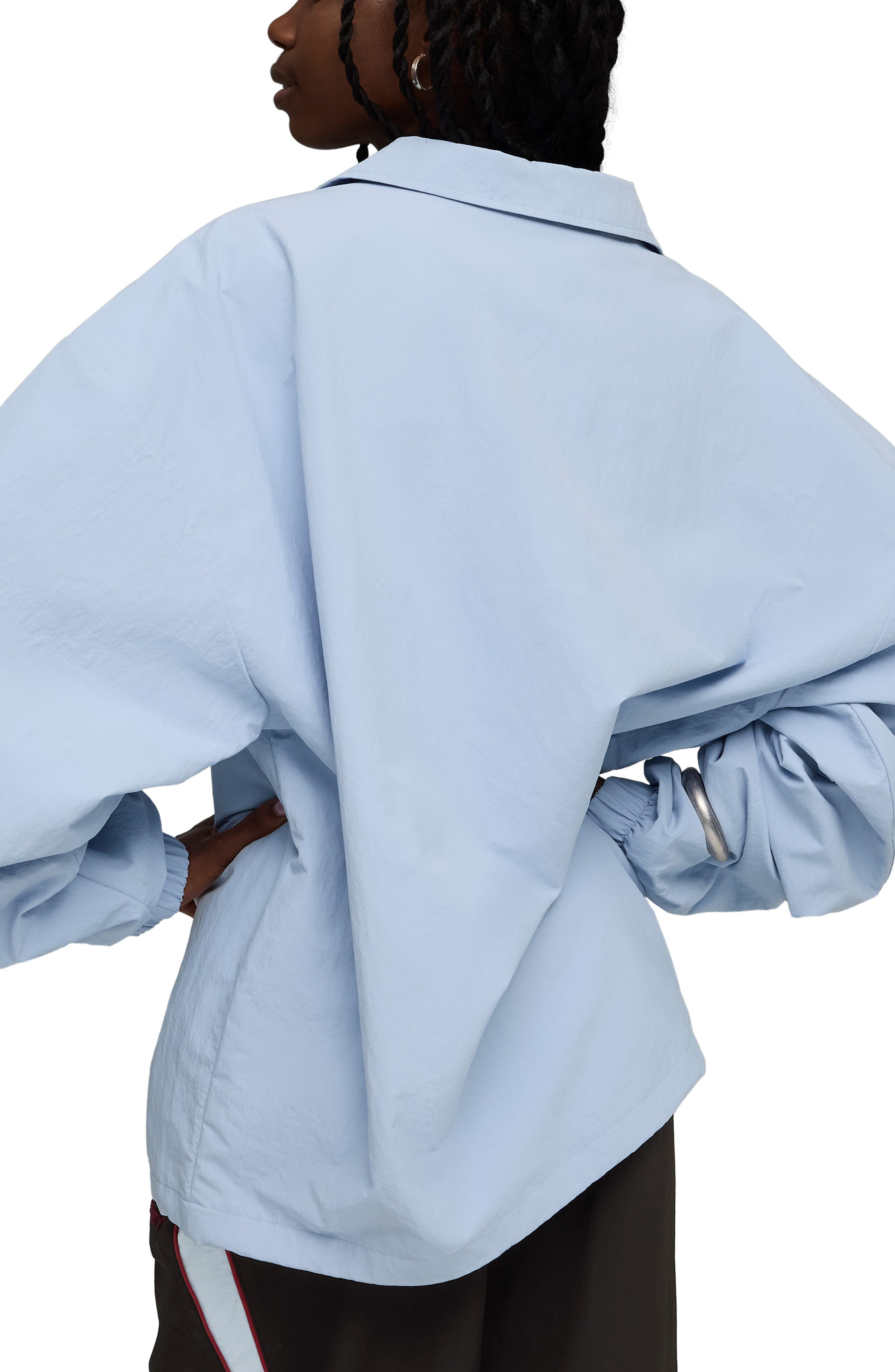 PUMA x FENTY Nylon Drill Pullover in Haute Tropic at Nordstrom - 2
