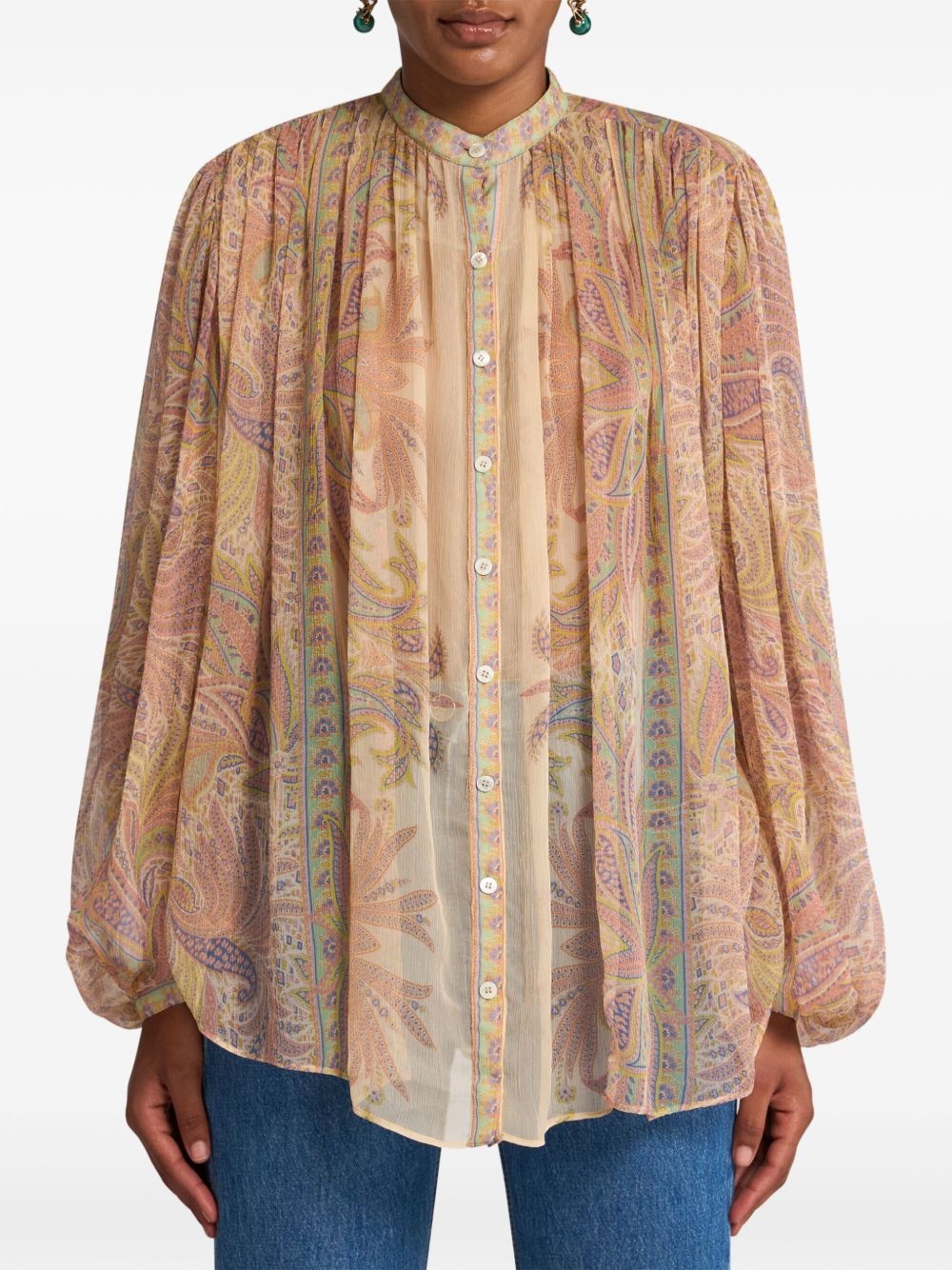 paisley-print shirt - 3