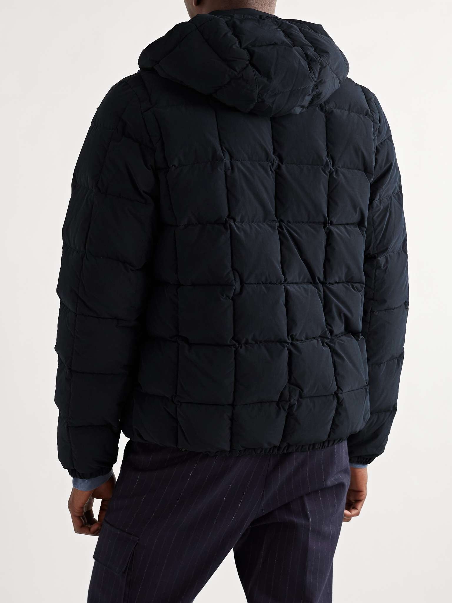 Quilted Brushed-Shell Hooded Down Jacket - 4