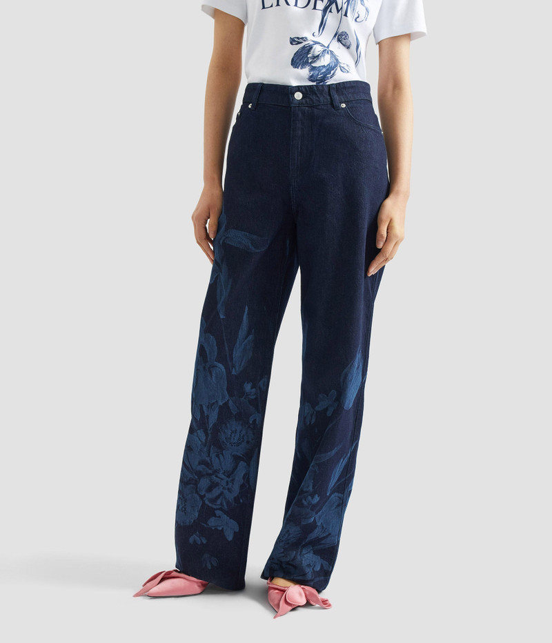 PRINTED DENIM STRAIGHT TROUSER 5