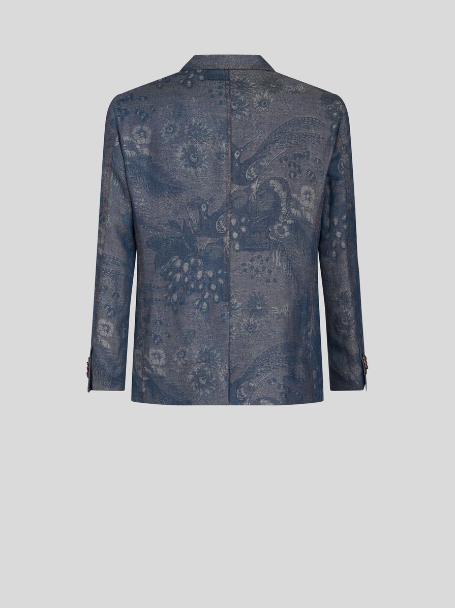 JACQUARD DENIM BLAZER - 6