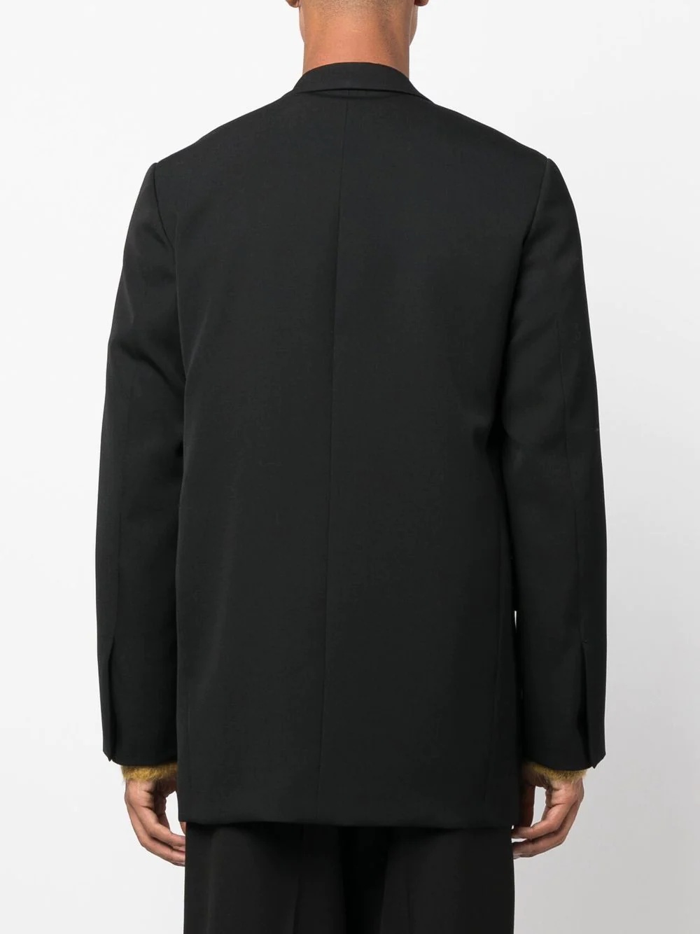 single-breasted wool blazer - 4