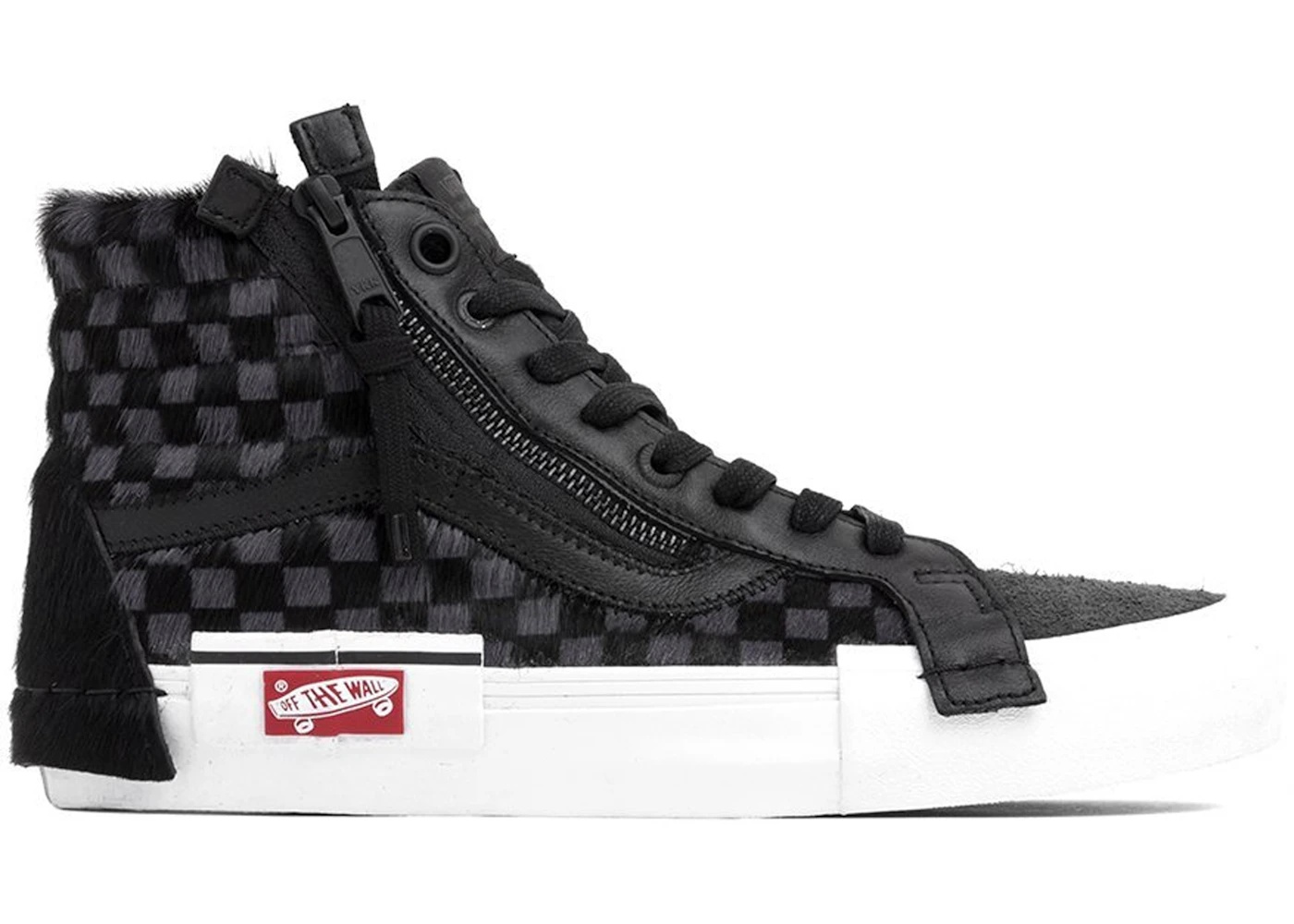 Vans Sk8-Hi Cap Pony Black Checkerboard - 1