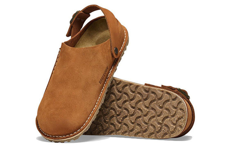 Birkenstock Lutry Premium Suede Leather Narrow Fit 'Mink' 1025390 6