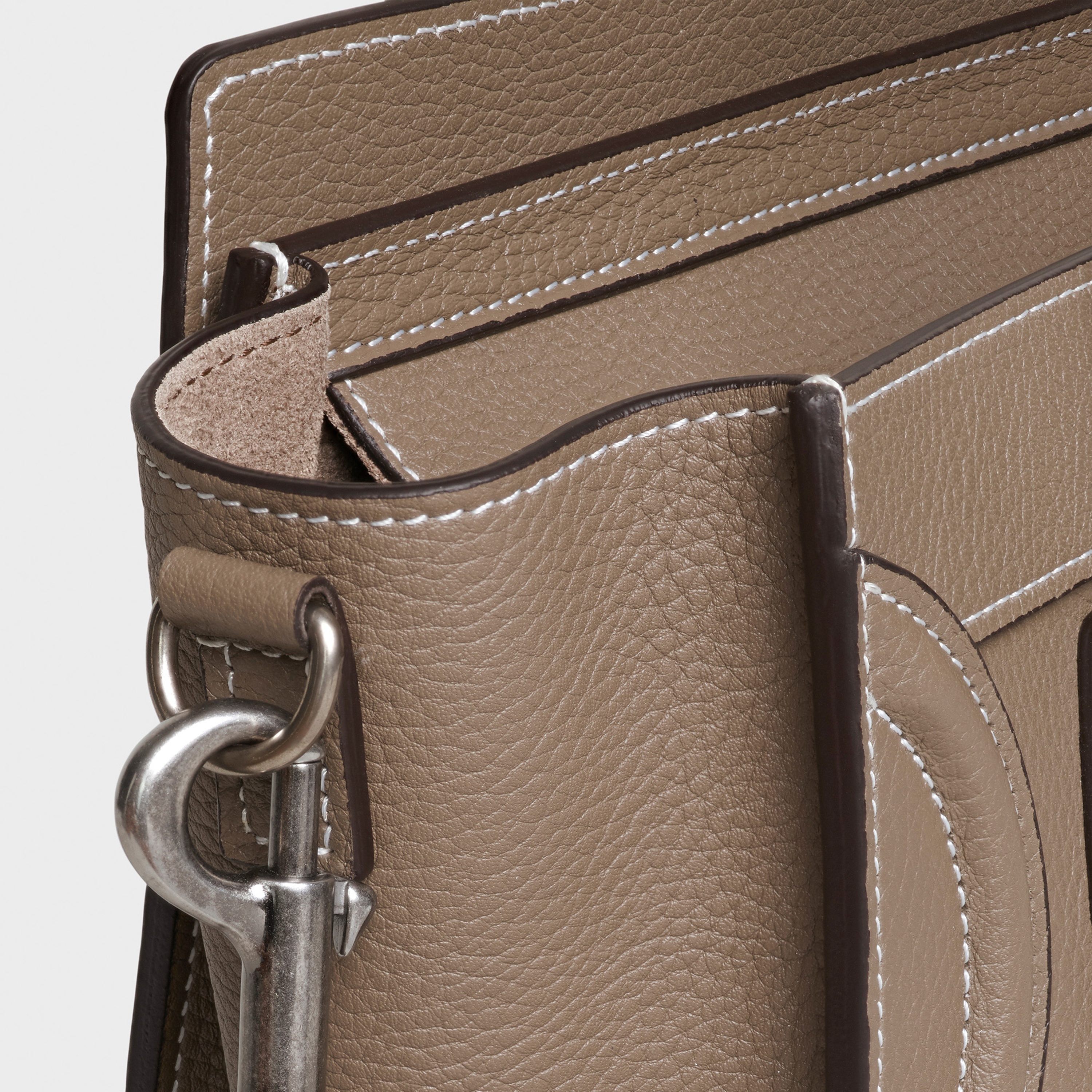 Nano Luggage bag in drummed calfskin - 4