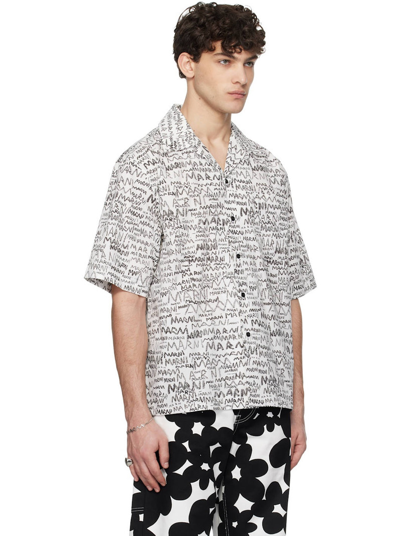 White Pencil Logo Shirt 2