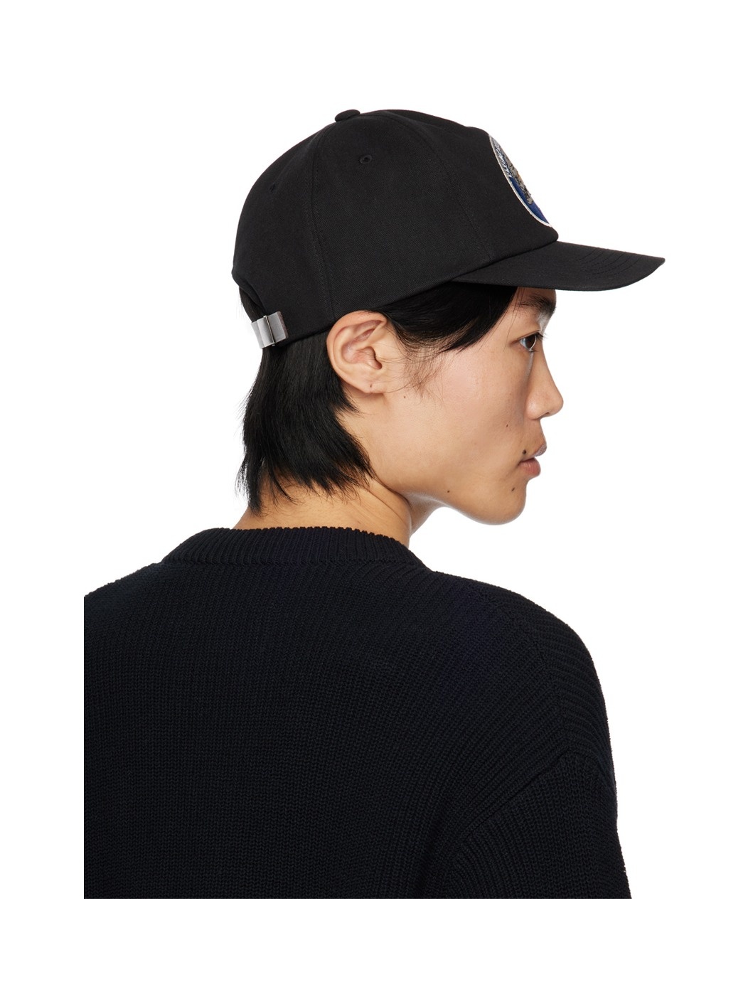 Black 'Flying Skull' Cap - 3