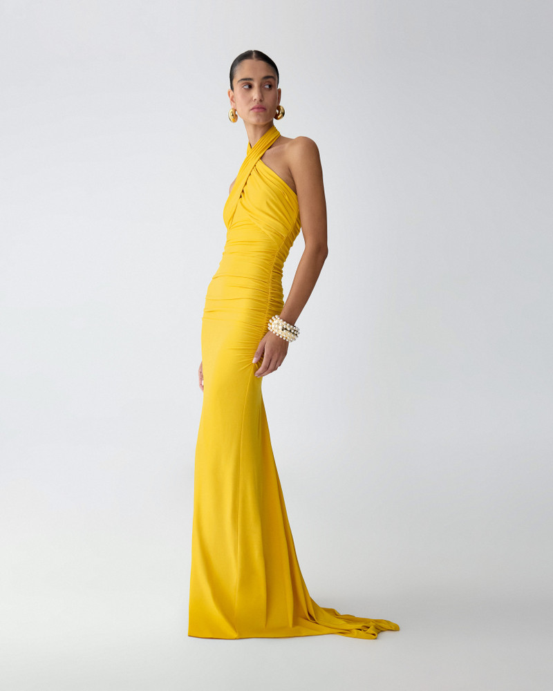 Criss-Cross Halterneck Gown 4