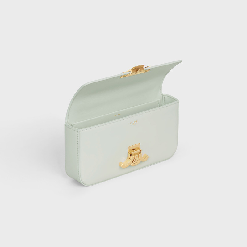 CHAIN SHOULDER BAG triomphe in shiny calfskin 4