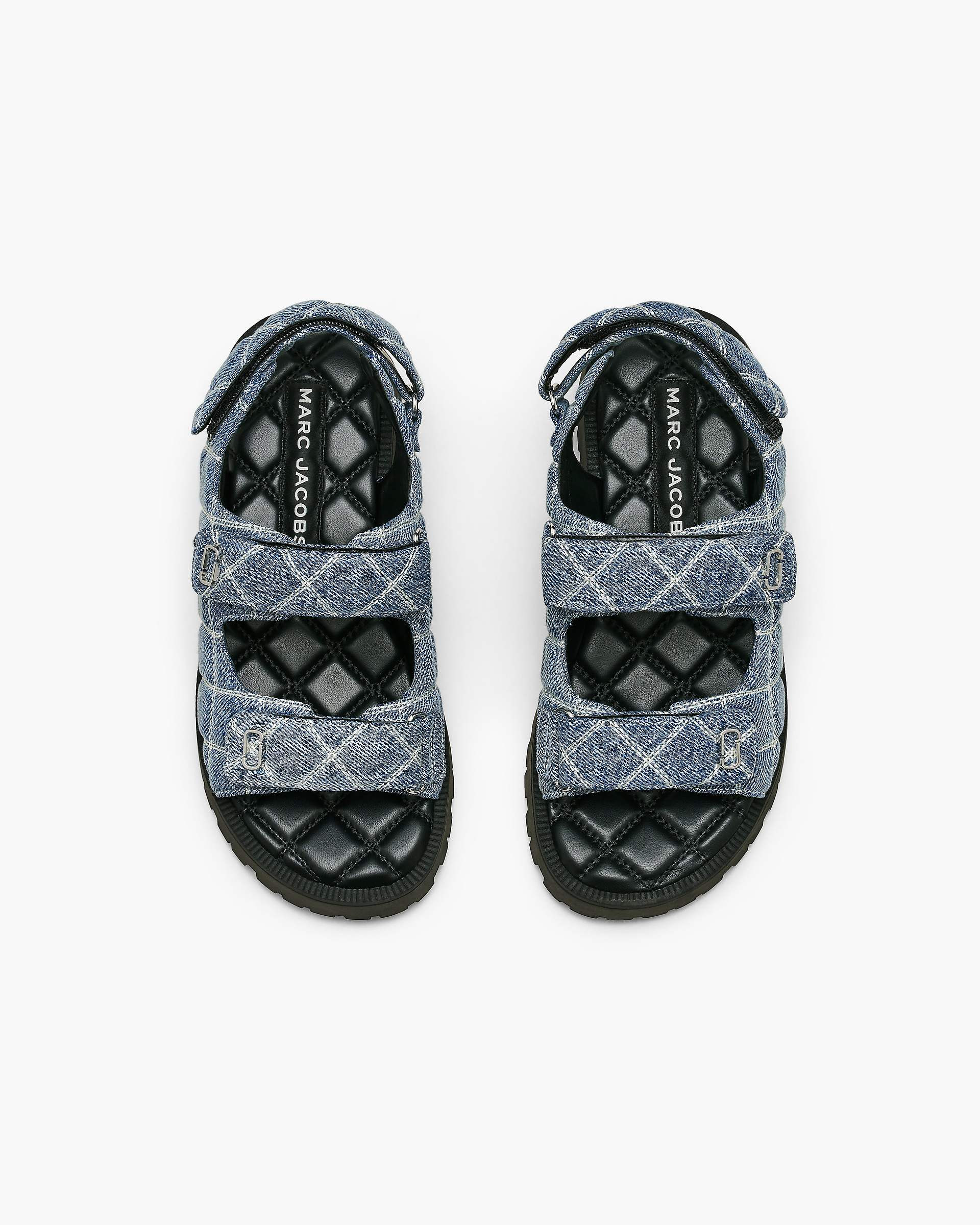 THE QUILTED DENIM SUNNY SANDAL - 6