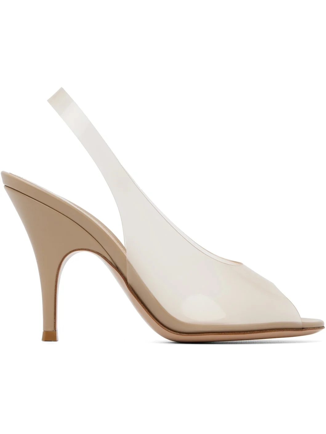 Beige Amelie Heeled Sandals - 1
