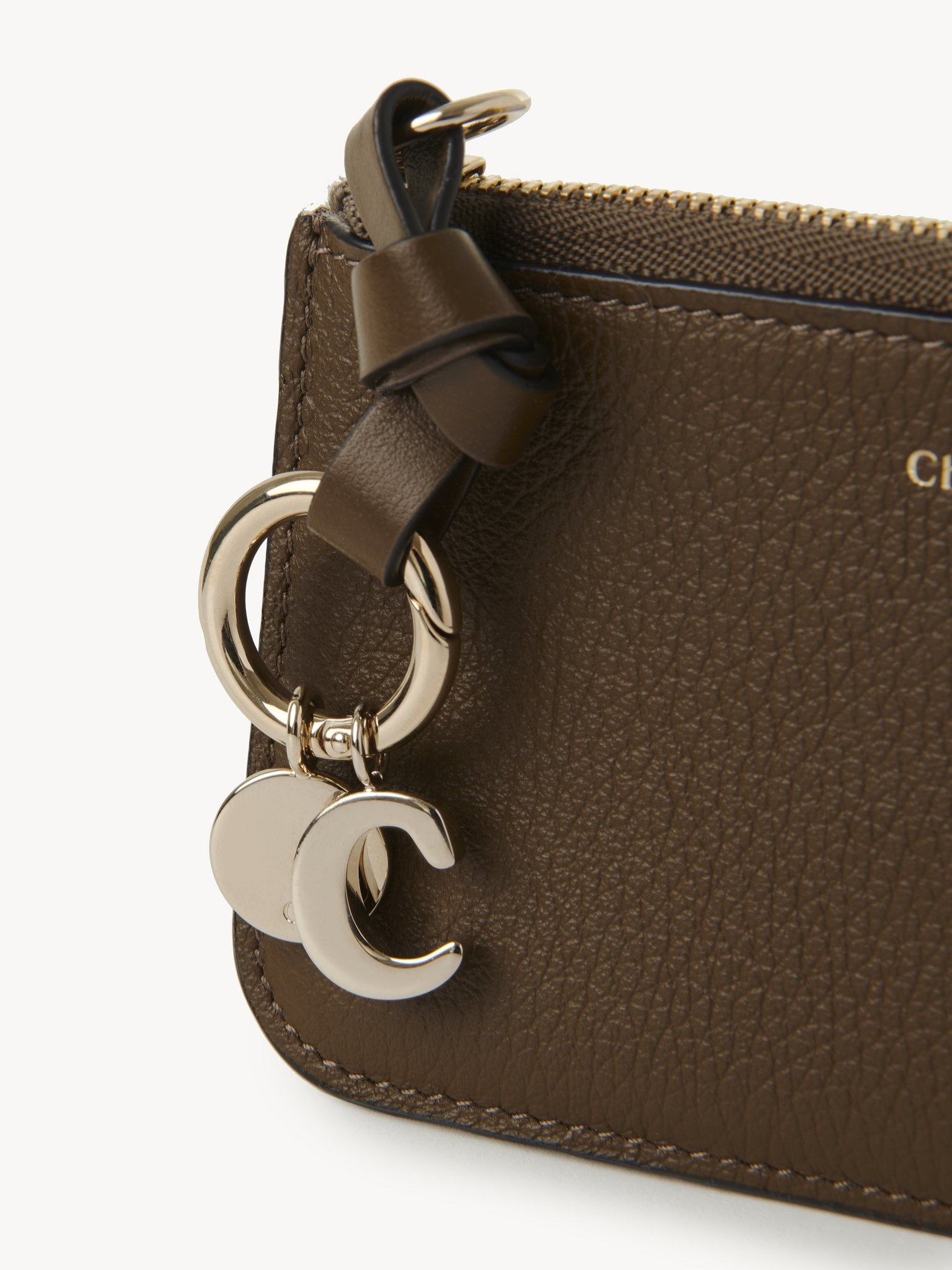 ALPHABET PURSE IN GRAINED LEATHER - 5
