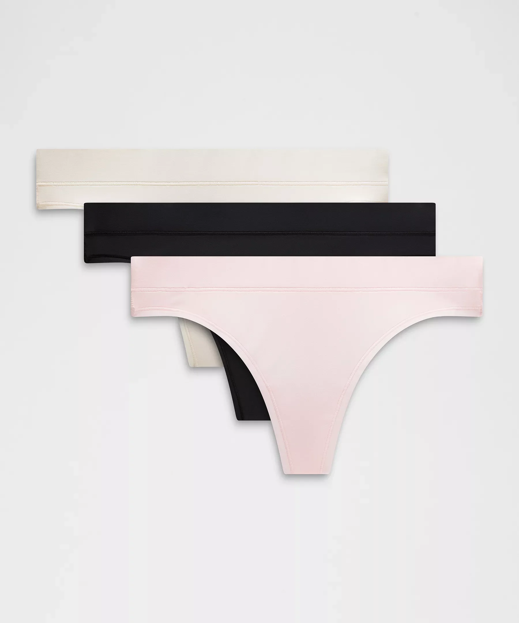 UnderEase Mid-Rise Thong Underwear *3 Pack - 1