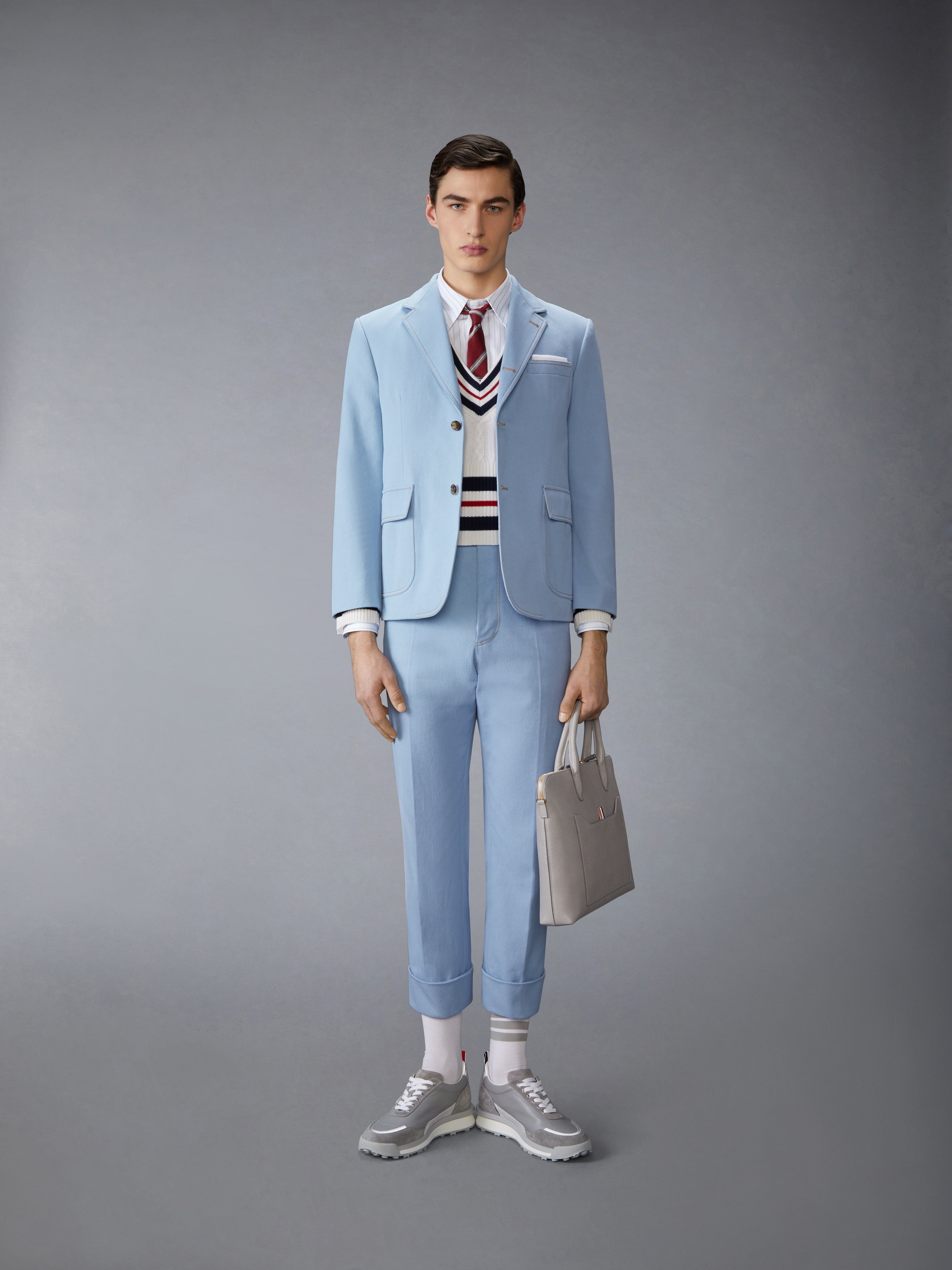 UNSTRUCTURED STRAIGHT FIT SPORTCOAT - 4
