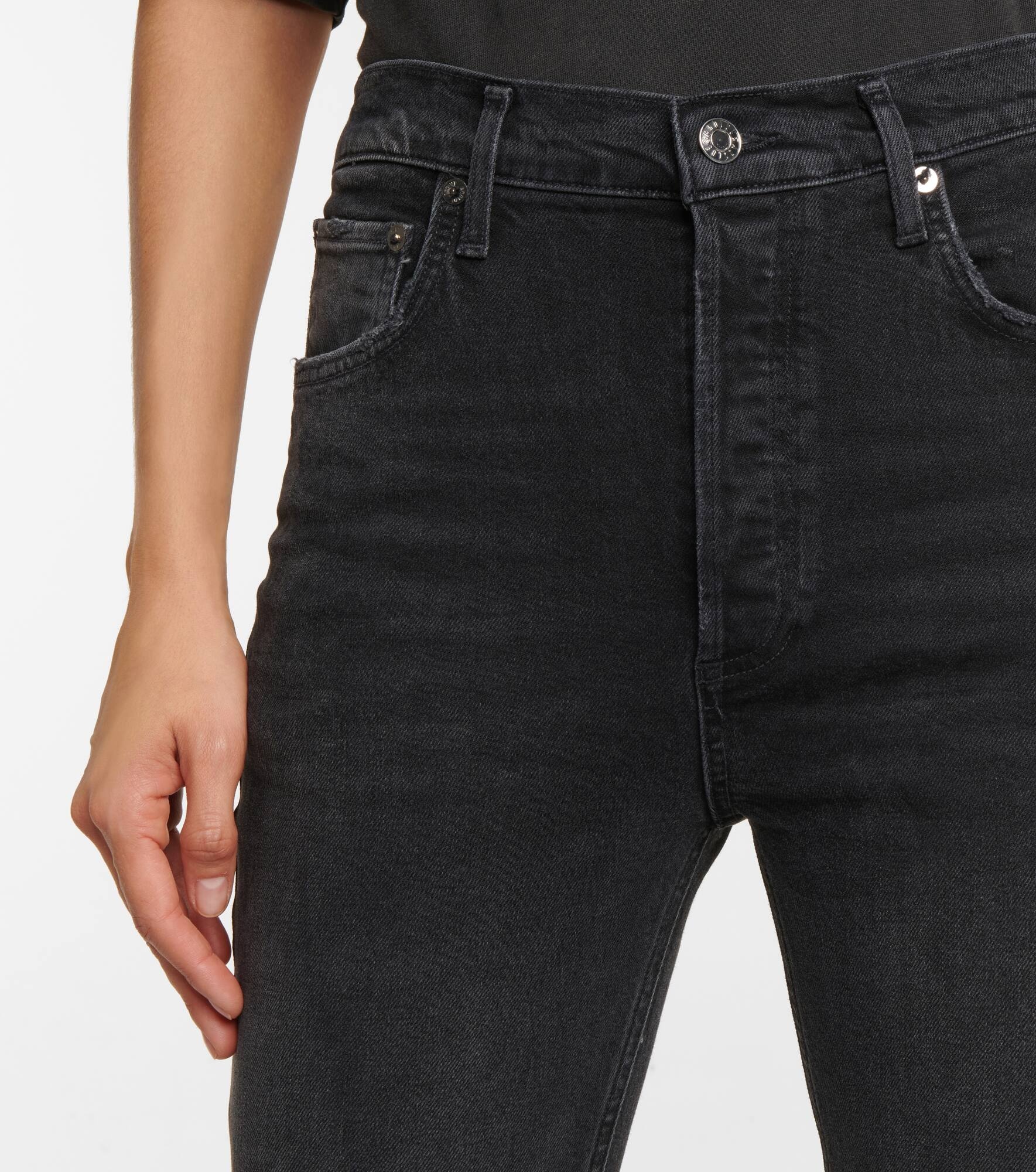 Riley high-rise cropped slim jeans - 4