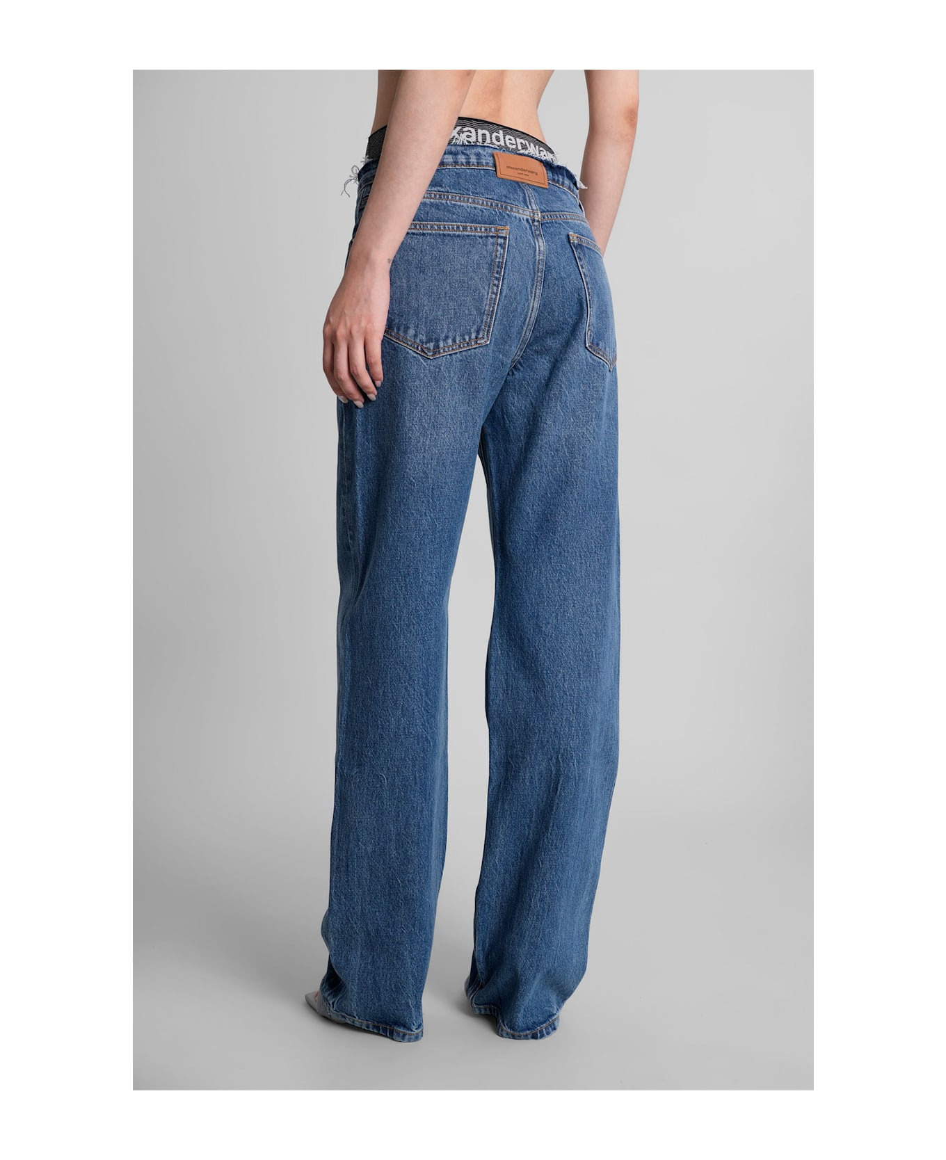 Jeans In Blue Cotton - 3