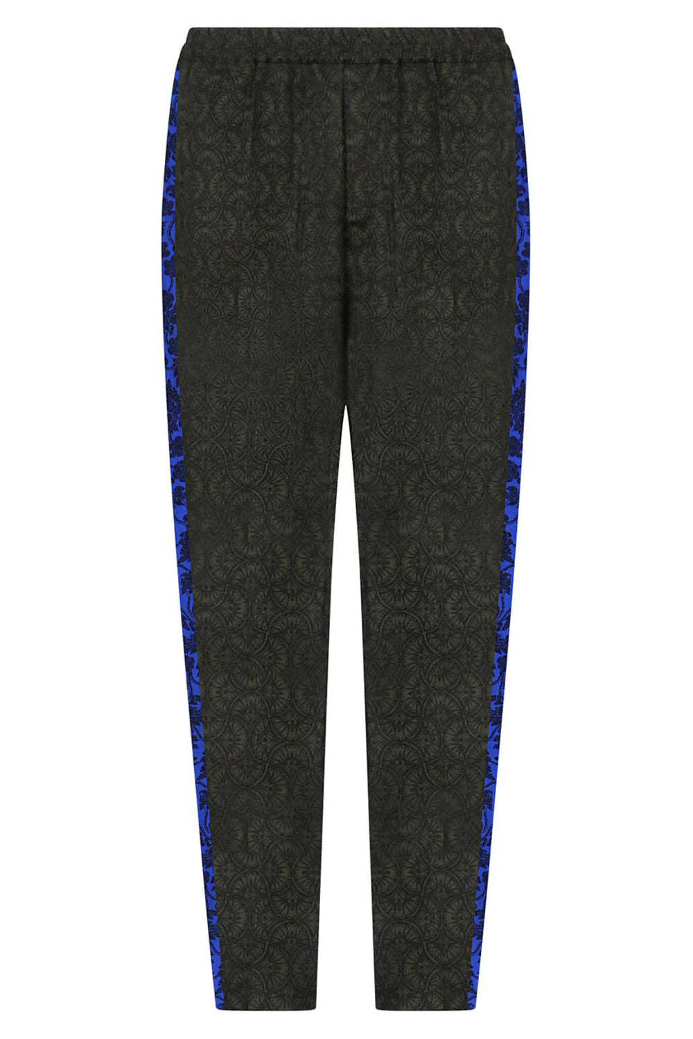 PARKINO PRINTED PANT | BOTTLE GREEN - 1