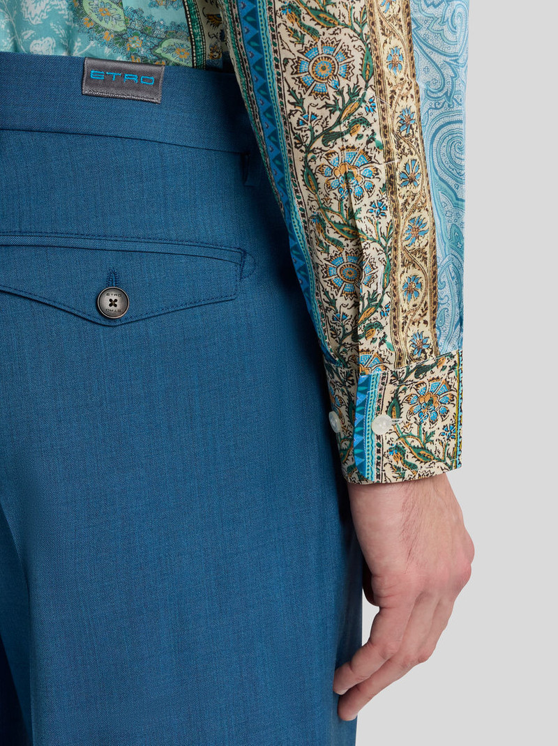 Etro WOOL TROUSERS outlook