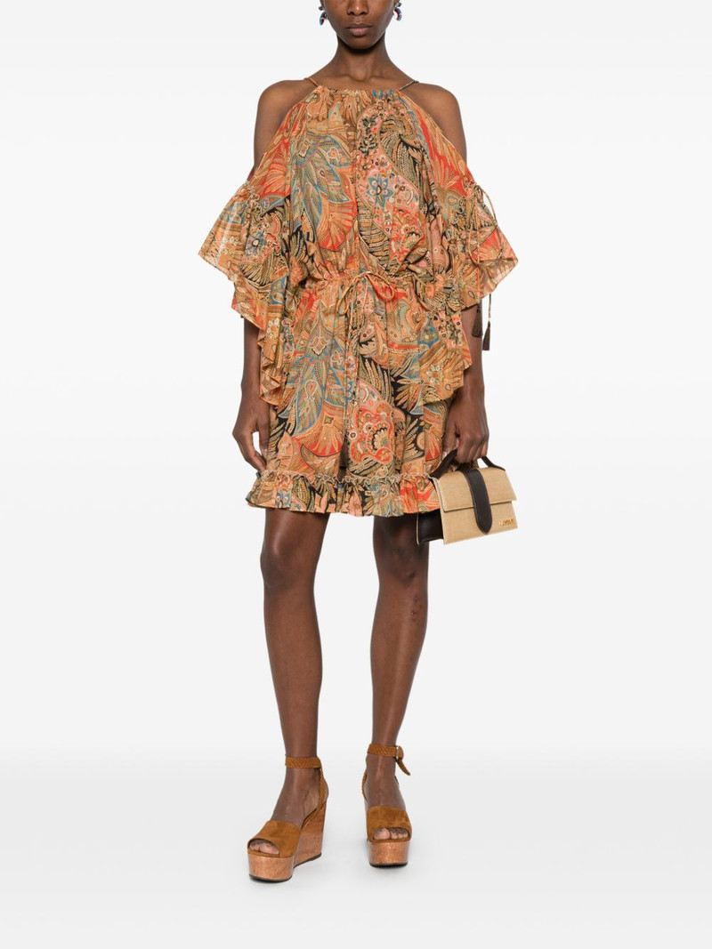 Etro paisley-pattern mini dress outlook