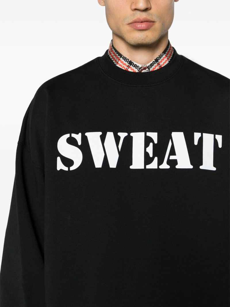 Sweat cotton-blend sweatshirt 6