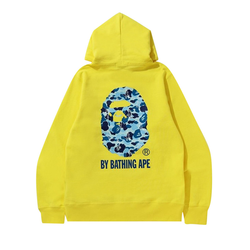 A BATHING APE® BAPE The Fresh Prince Pullover Hoodie 'Yellow' outlook
