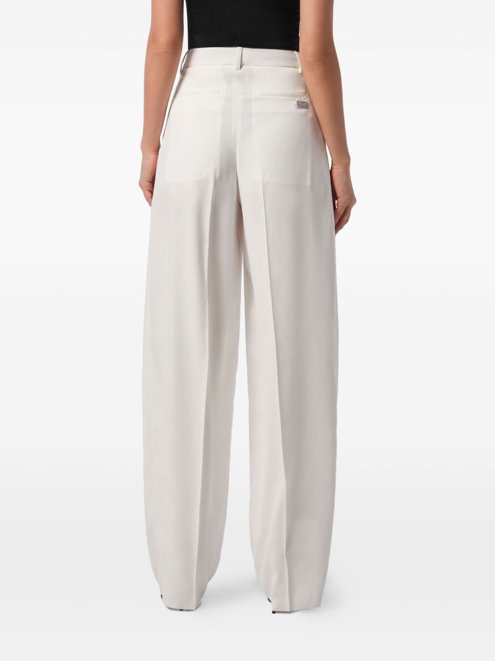 pleat-detailing trousers - 4