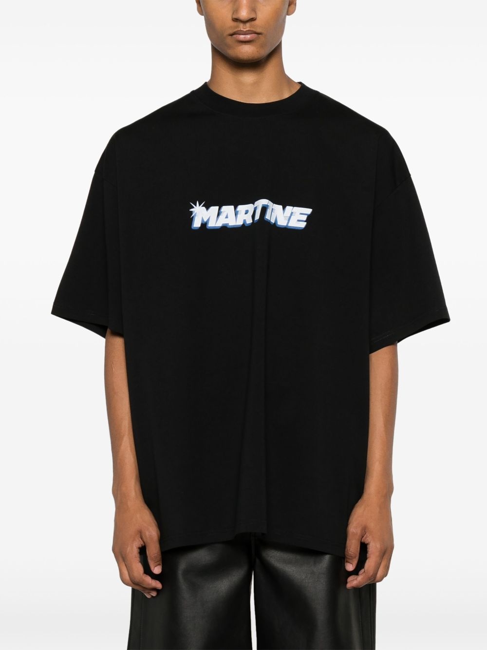 Martine Rose Oversized S/S T-Shirt Black "Black" - 4