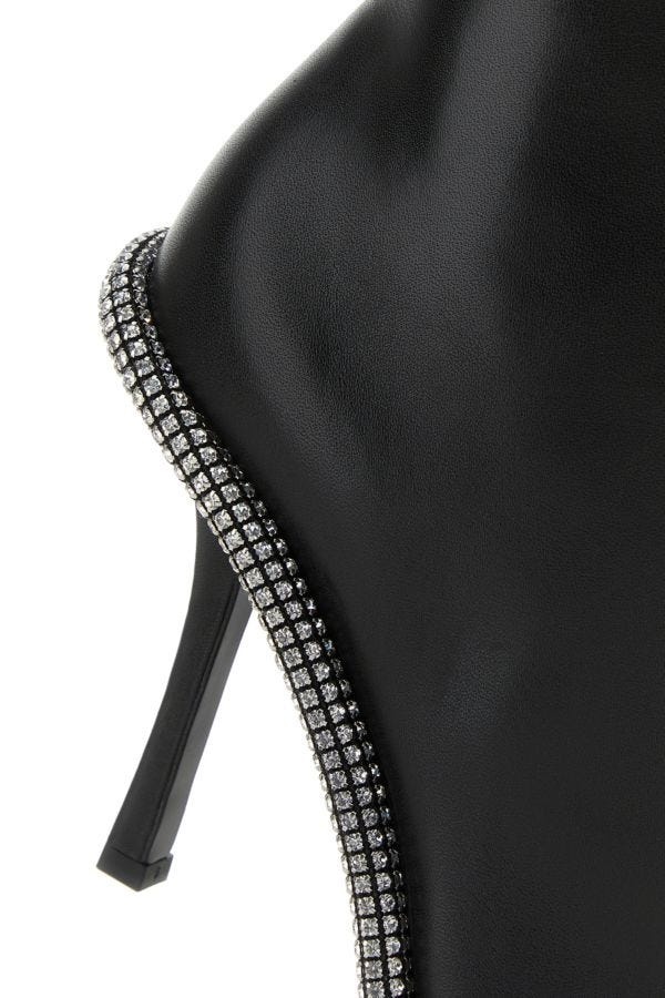 Alexander Wang Black leather Kira 105 ankle boots
