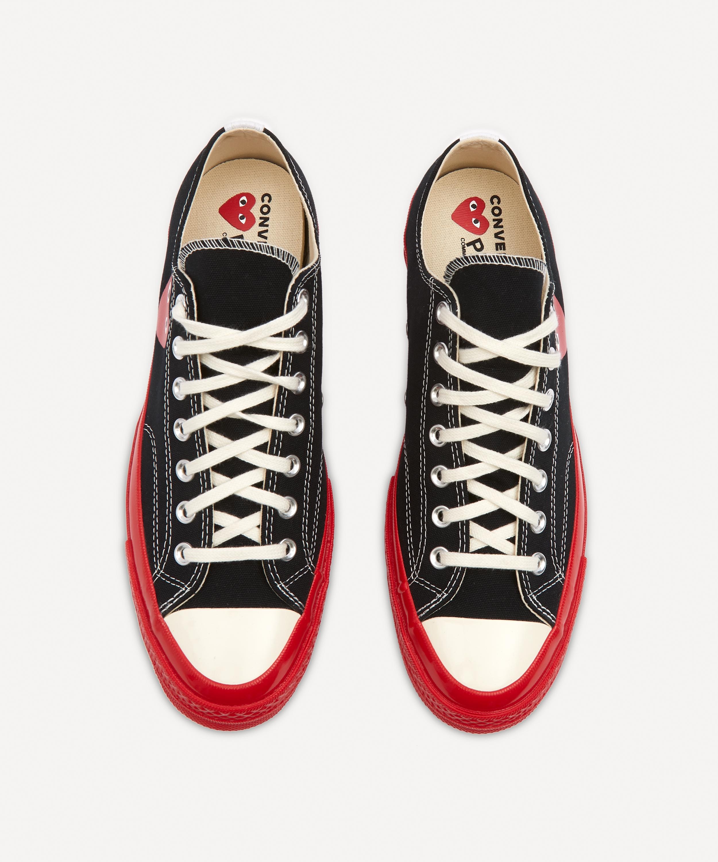x Converse 70s Canvas Low-Top Red Sole Trainers - 3