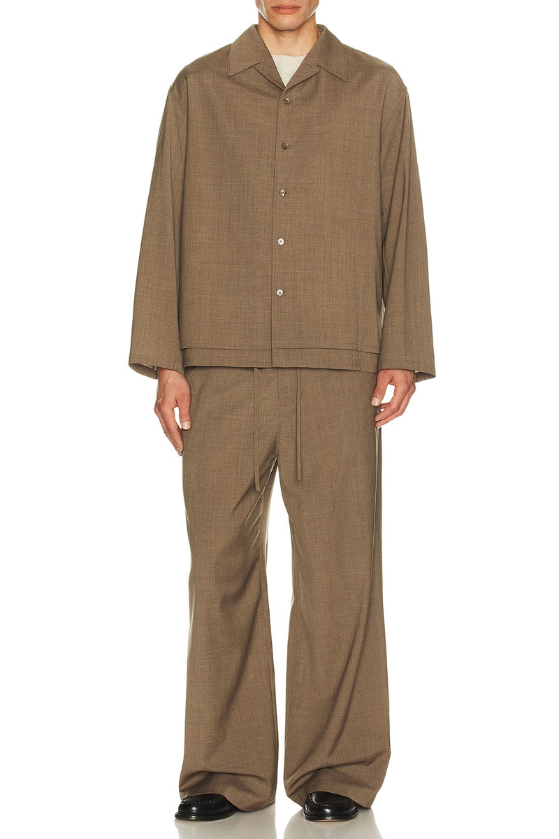 LE17SEPTEMBRE Double Layered Open Collar Shirt outlook