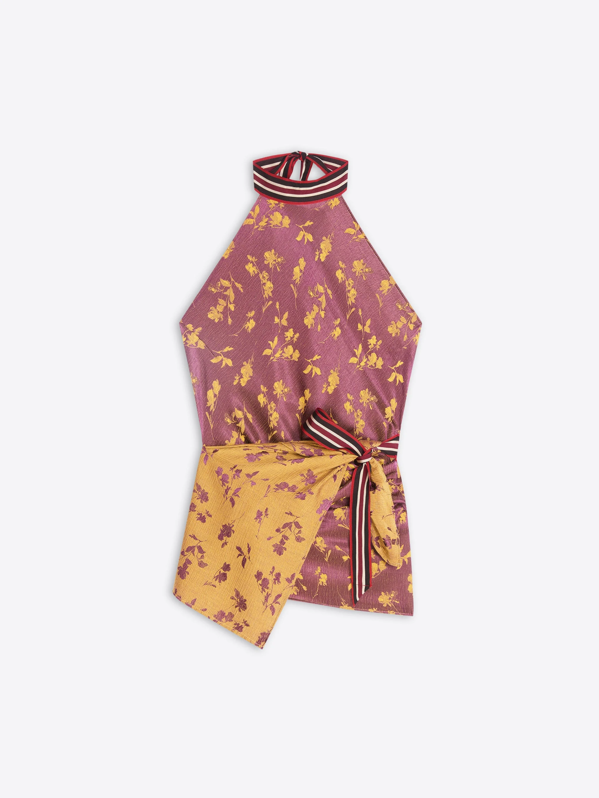 JACQUARD WRAP TOP - 1