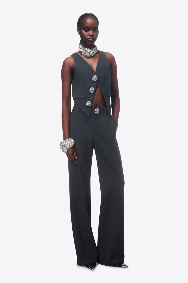 CRYSTAL BUTTON GILET 3
