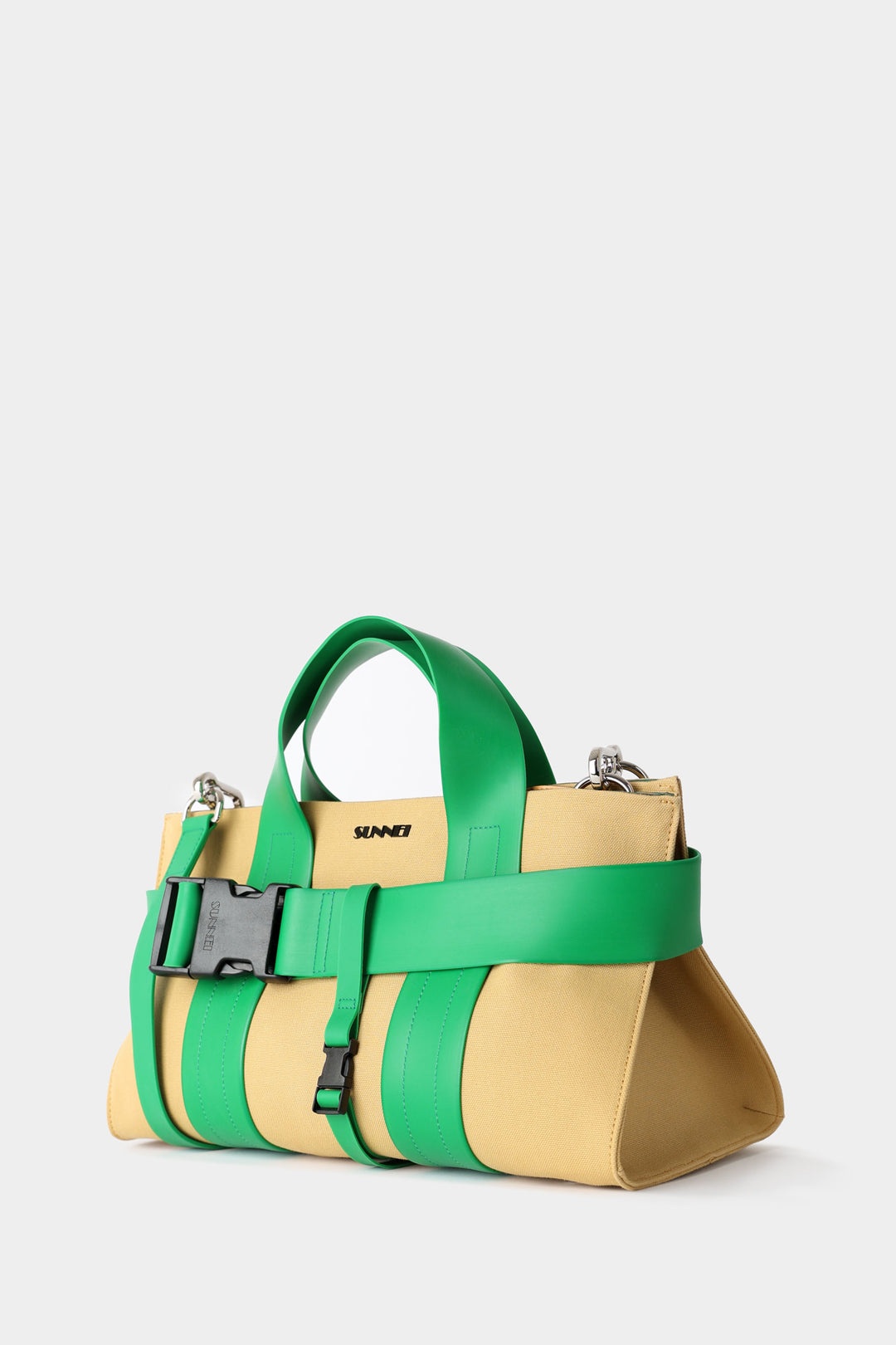 SUNNEI SMALL PARALLELEPIPEDO MESSENGER BAG / zabaione