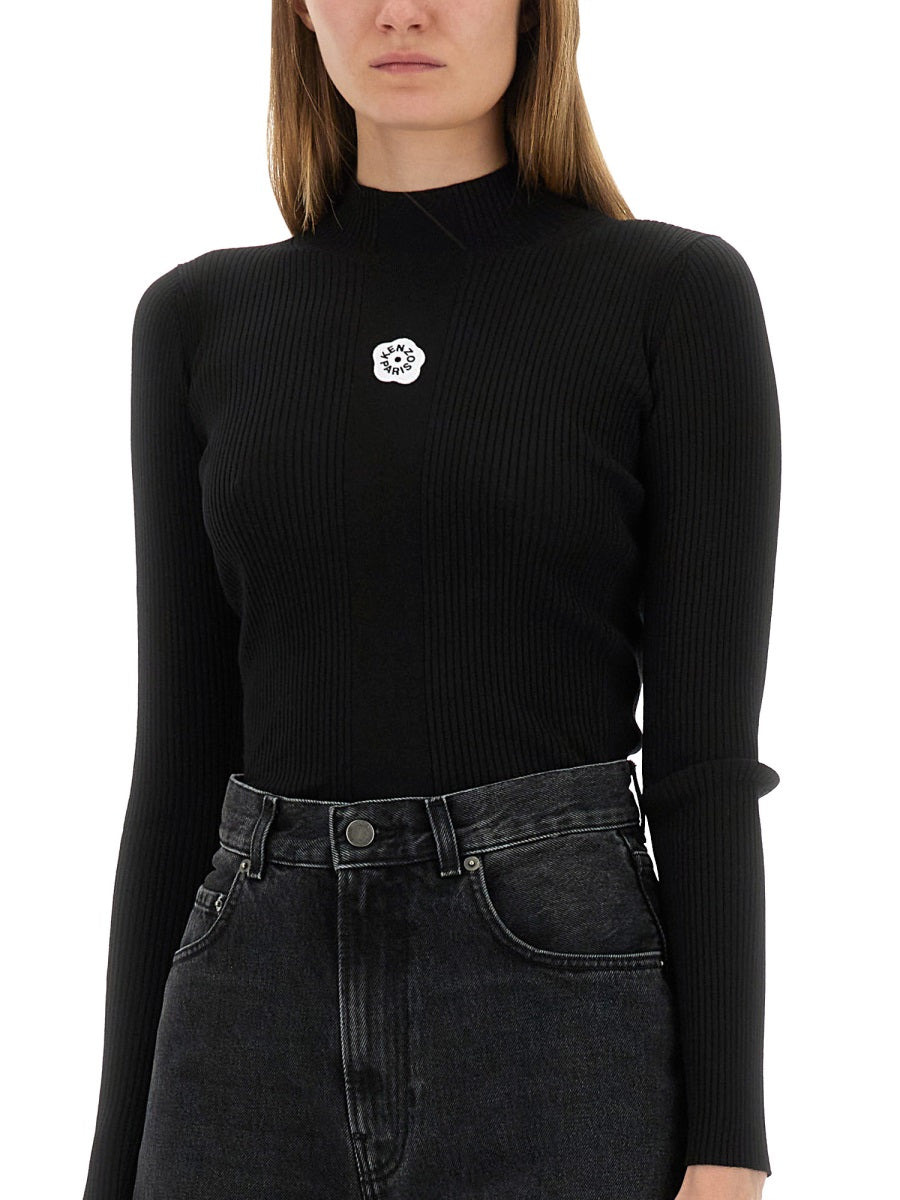 Kenzo Women Jersey With Embroidery "Boke Flower 2.0" - 4