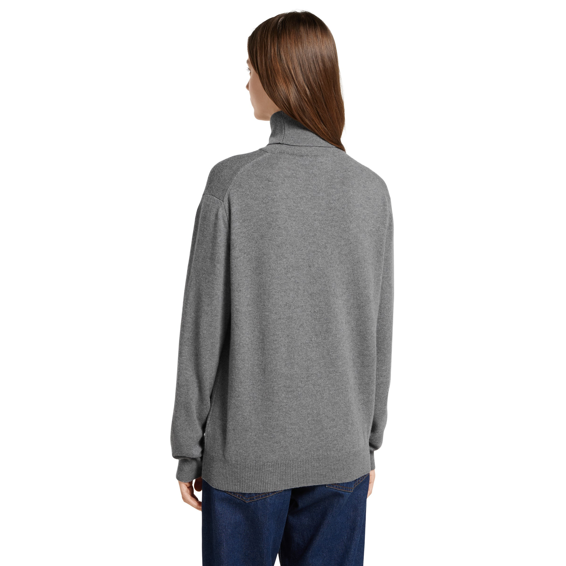 Cashmere turtleneck with intarsia - 4
