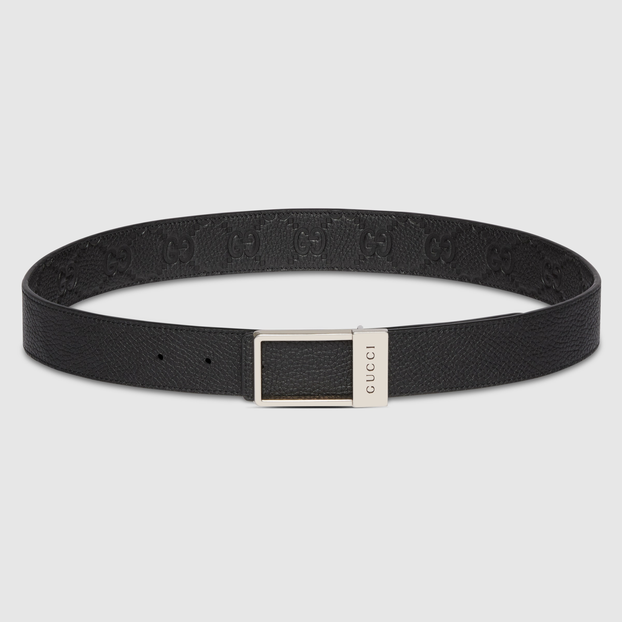 Reversible belt with rectangular buckle - 5
