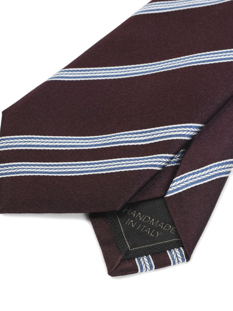 Brioni striped tie outlook